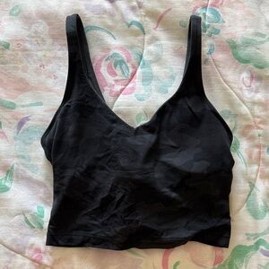 Lululemon Athletica Black Camo Align Tank - Size 6